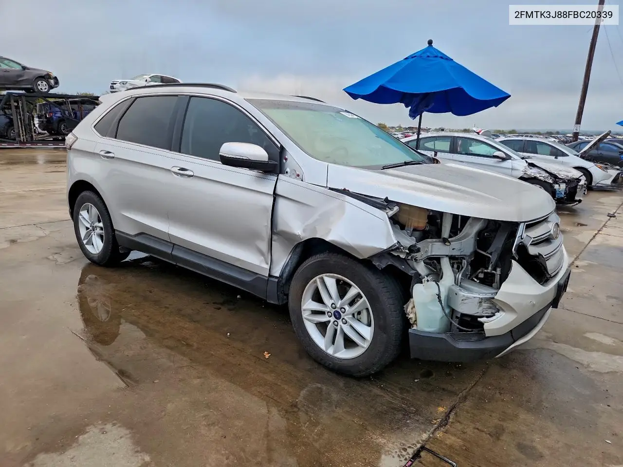 2FMTK3J88FBC20339 2015 Ford Edge Sel