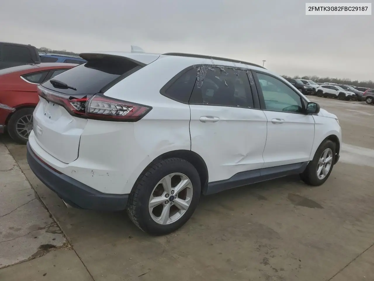 2FMTK3G82FBC29187 2015 Ford Edge Se