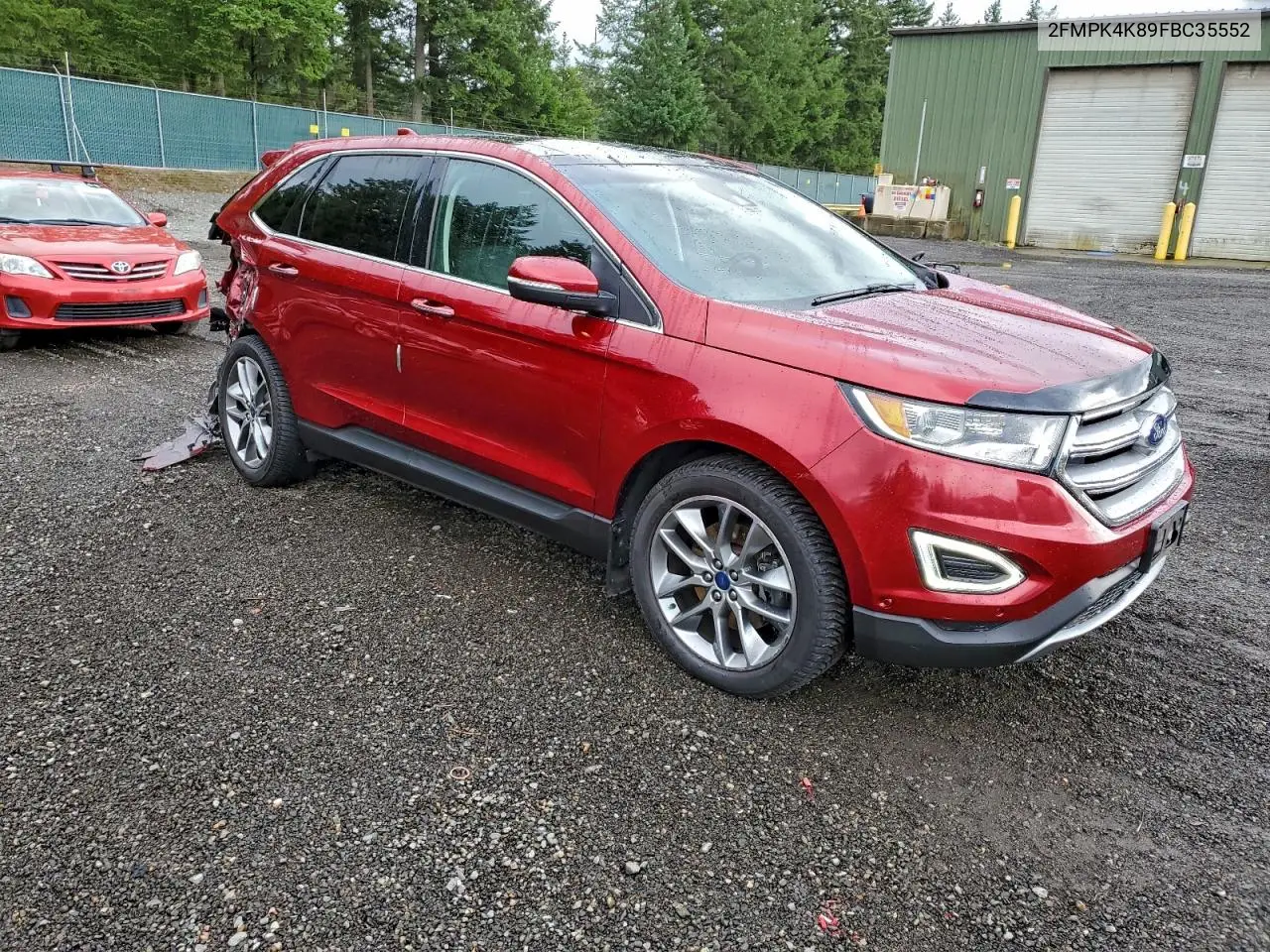 2FMPK4K89FBC35552 2015 Ford Edge Titanium