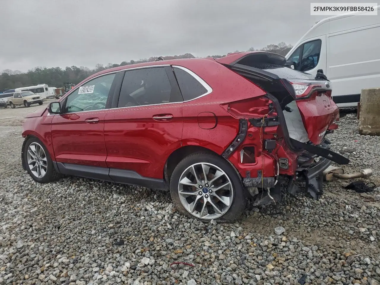 2FMPK3K99FBB58426 2015 Ford Edge Titanium