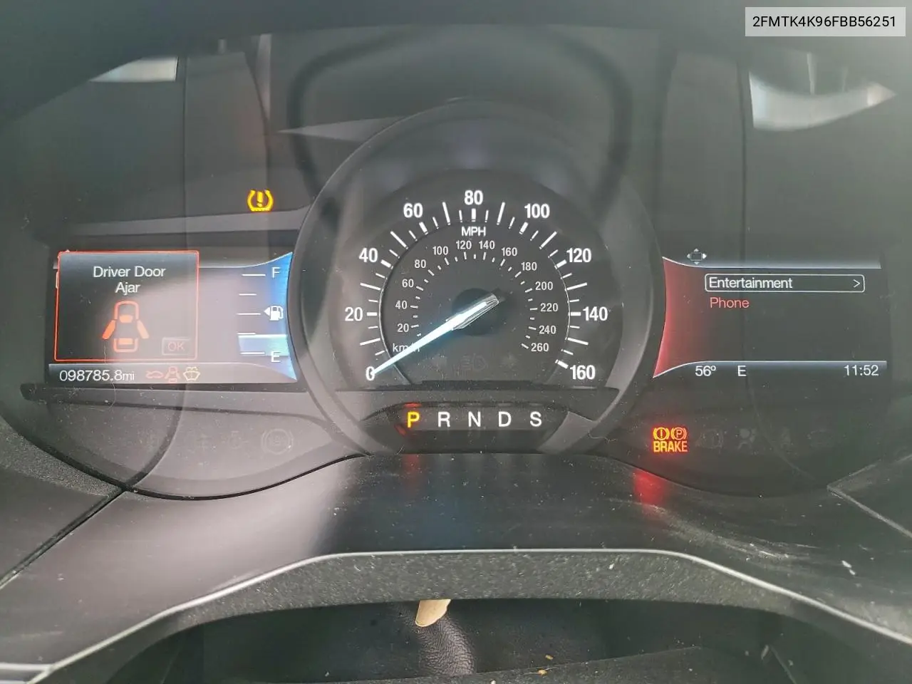 2FMTK4K96FBB56251 2015 Ford Edge Titanium
