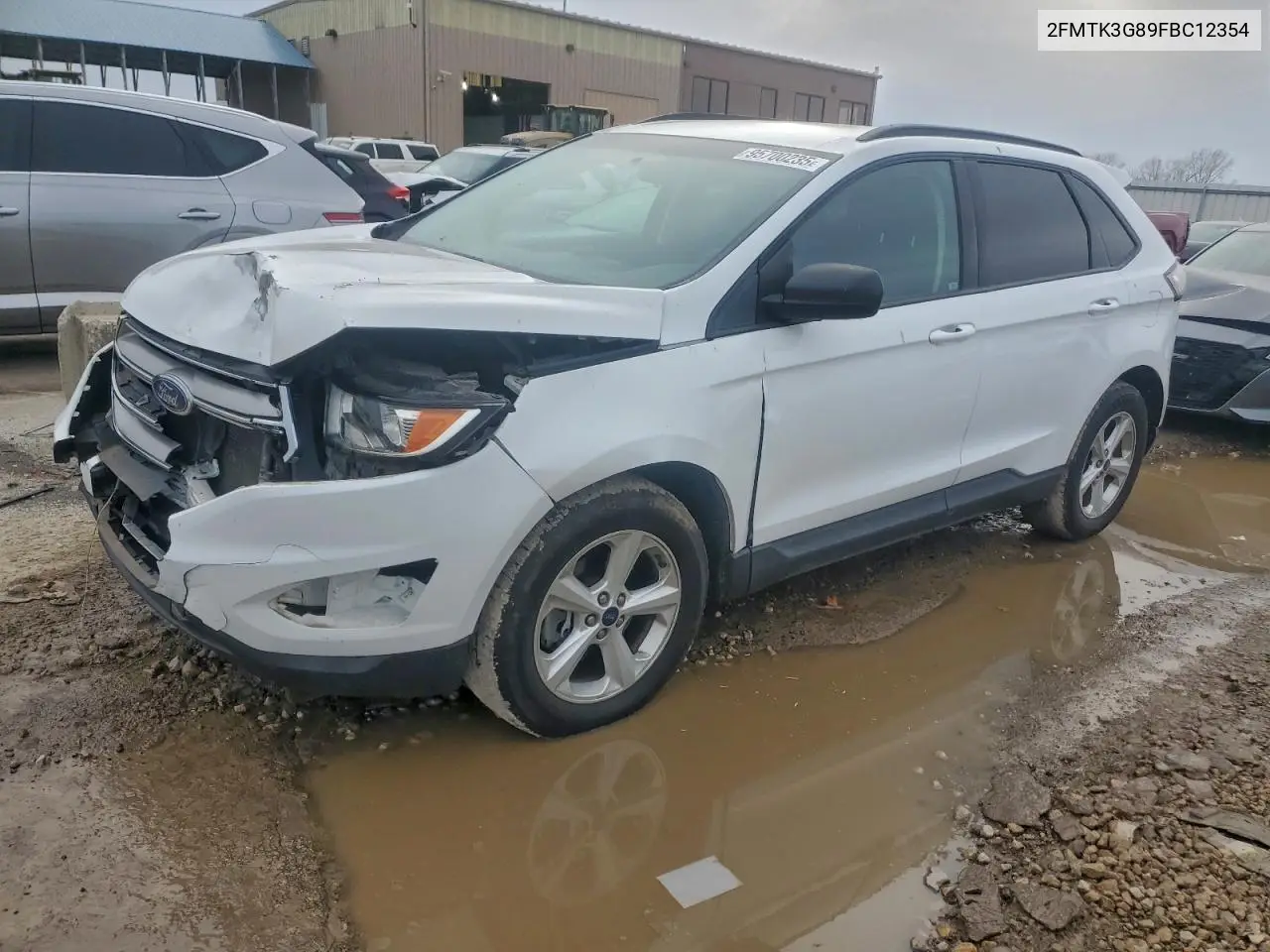 2FMTK3G89FBC12354 2015 Ford Edge Se