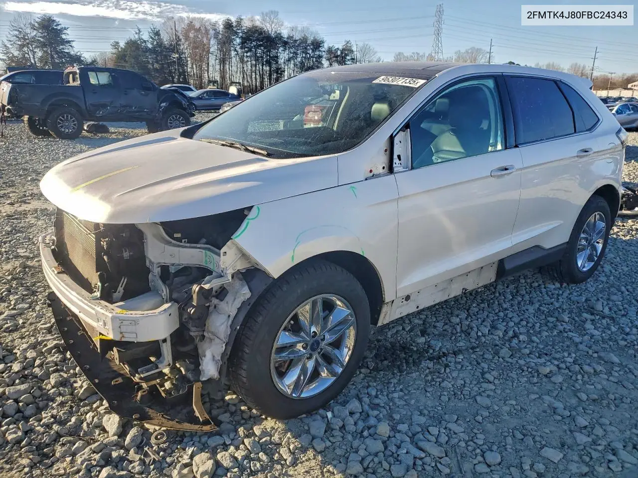 2FMTK4J80FBC24343 2015 Ford Edge Sel