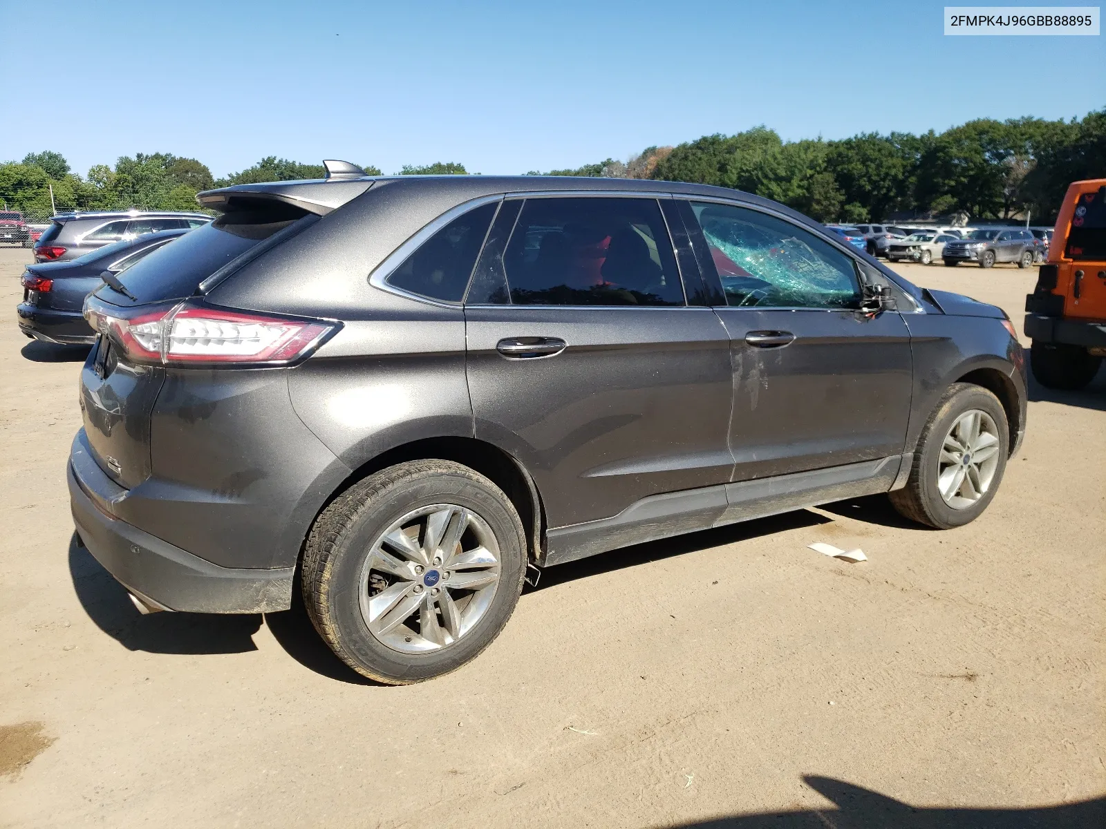 2016 Ford Edge Sel VIN: 2FMPK4J96GBB88895 Lot: 60307534