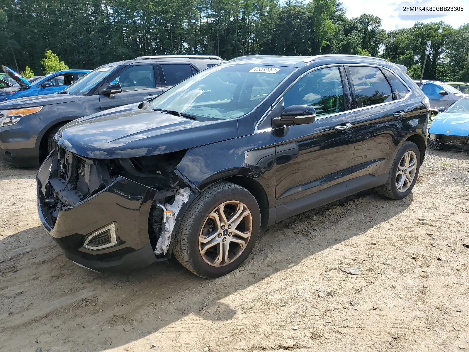 2016 Ford Edge Titanium VIN: 2FMPK4K80GBB23305 Lot: 63583964