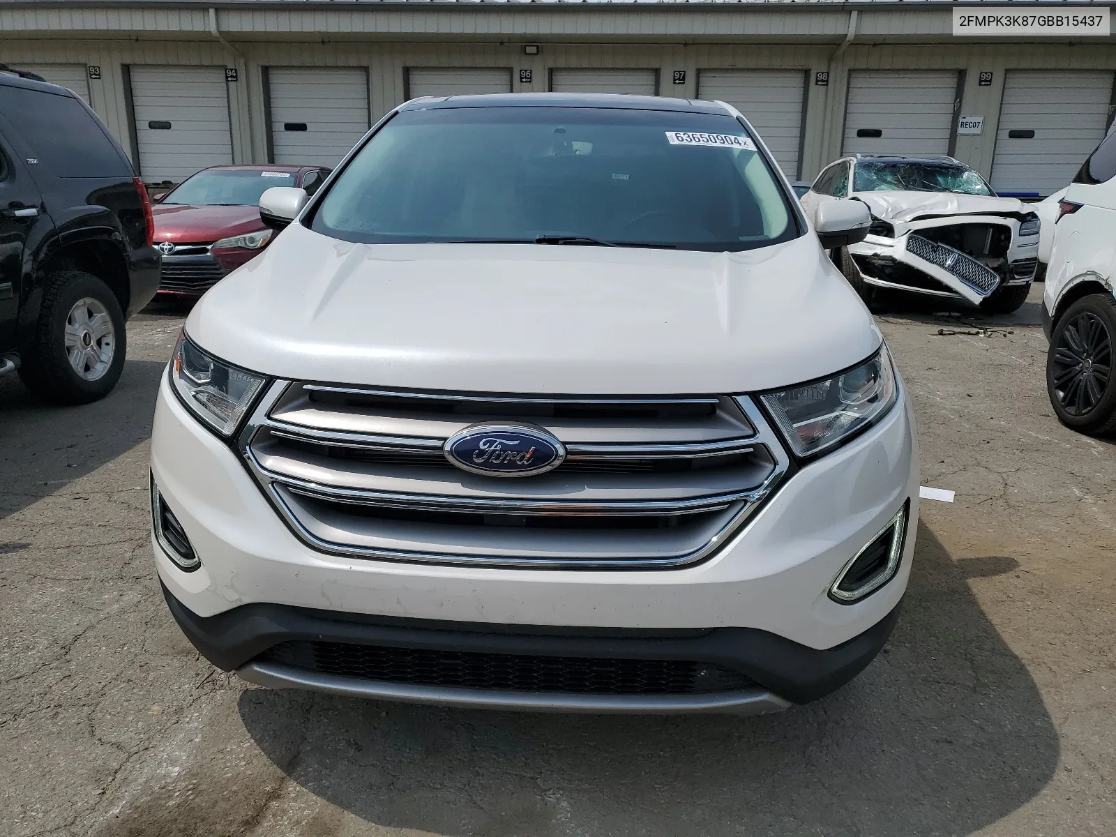 2016 Ford Edge Titanium VIN: 2FMPK3K87GBB15437 Lot: 63650904