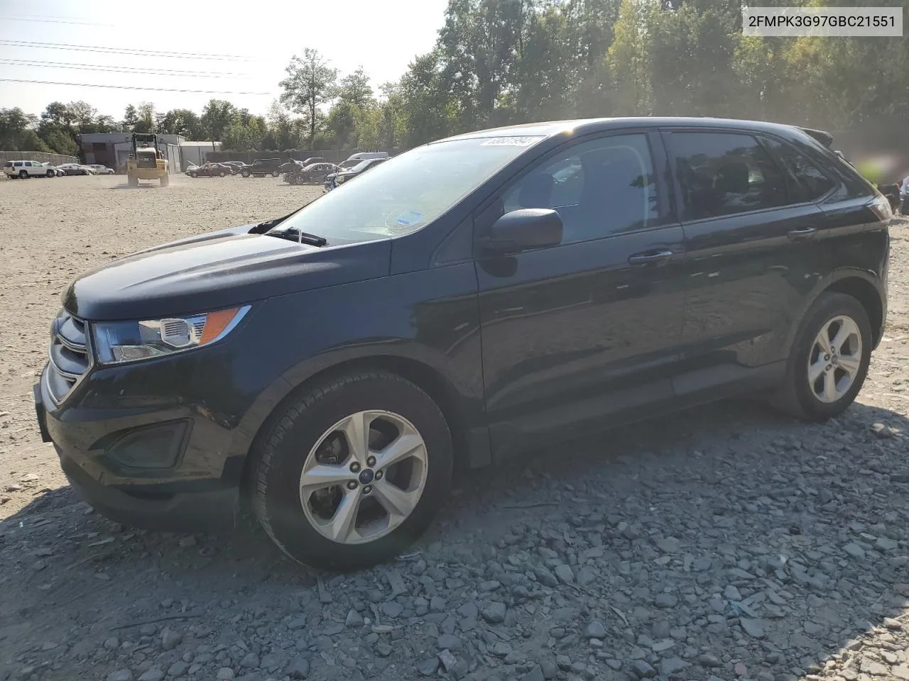 2FMPK3G97GBC21551 2016 Ford Edge Se