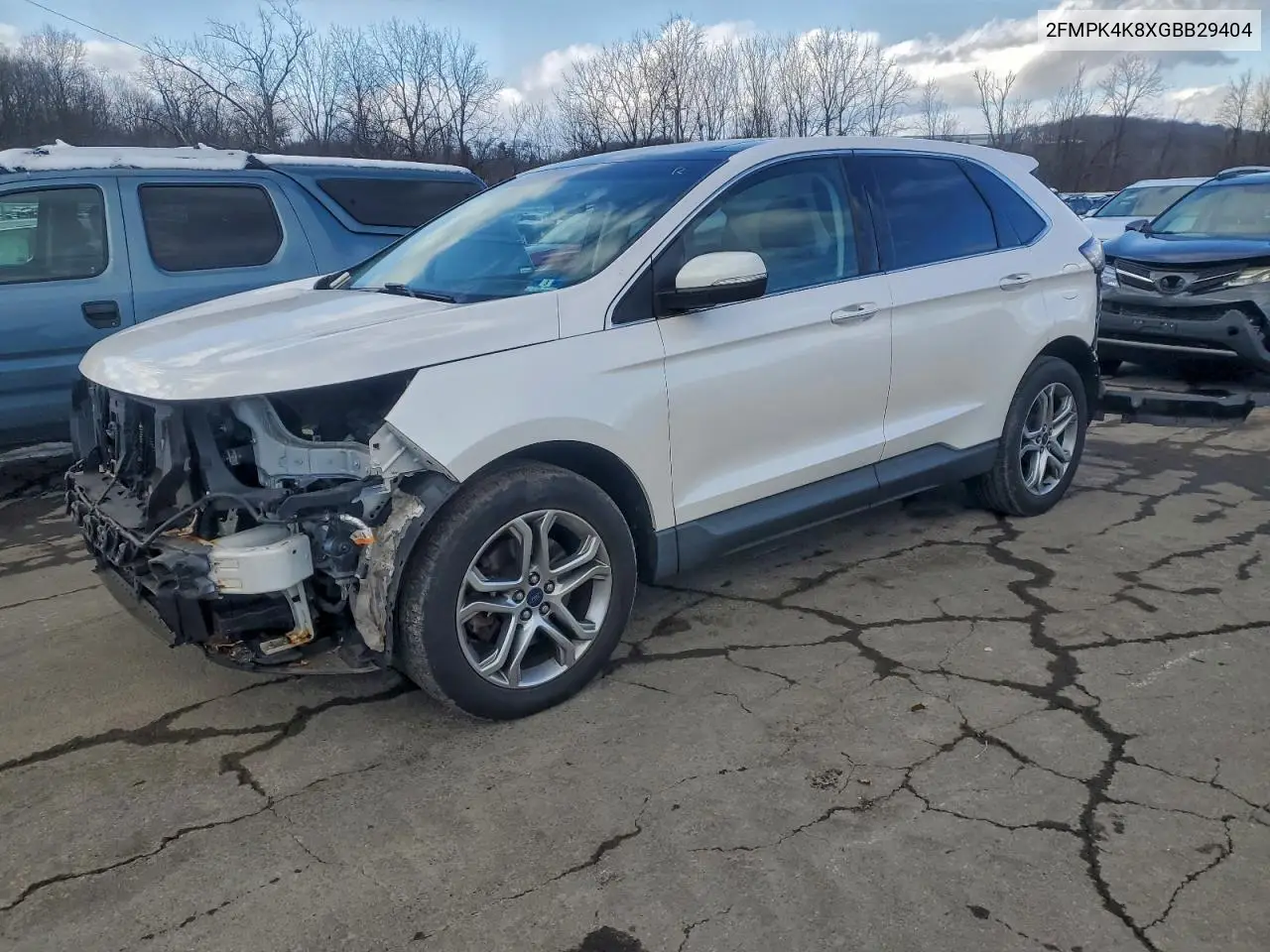 2FMPK4K8XGBB29404 2016 Ford Edge Titanium
