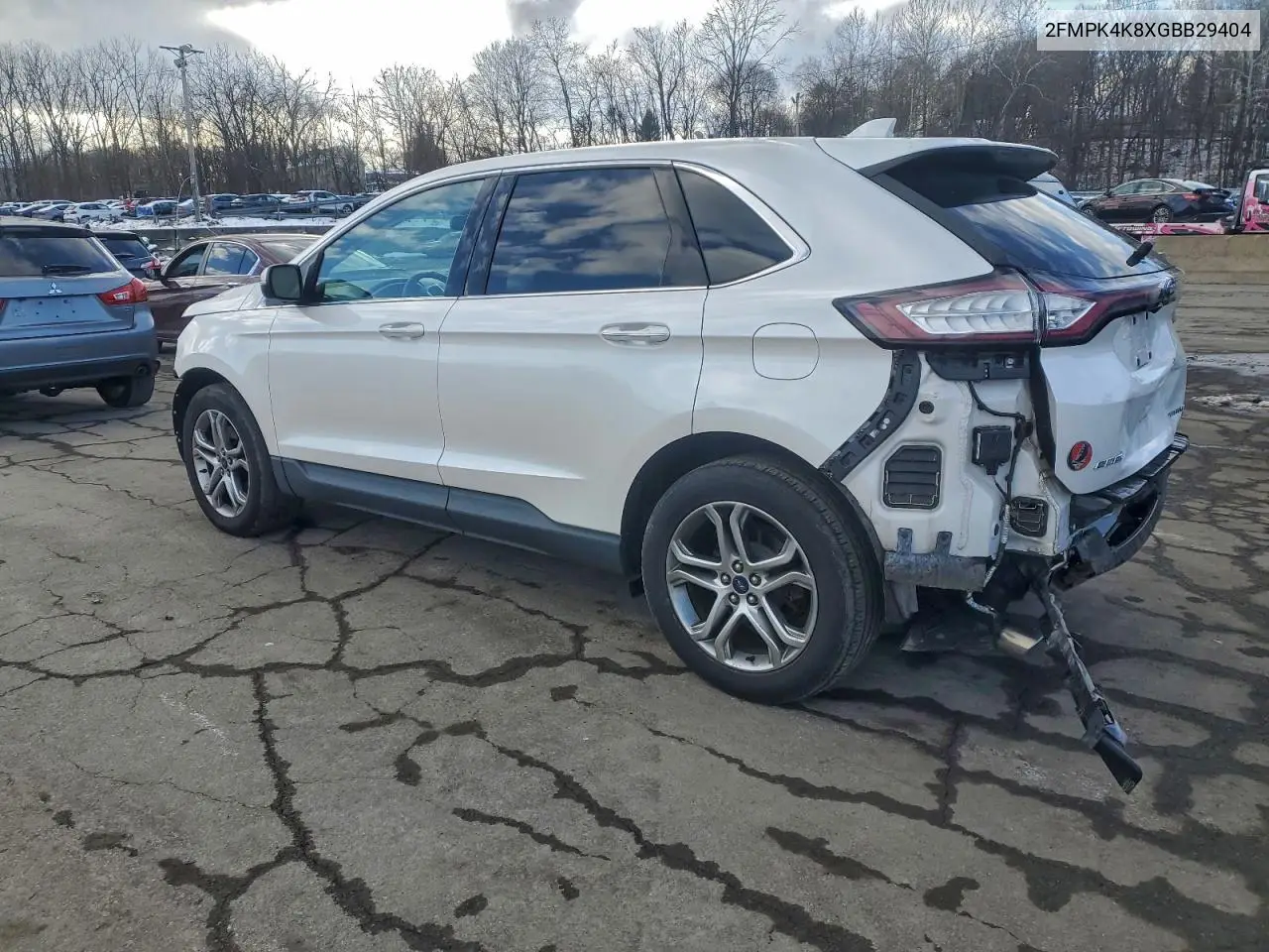 2FMPK4K8XGBB29404 2016 Ford Edge Titanium