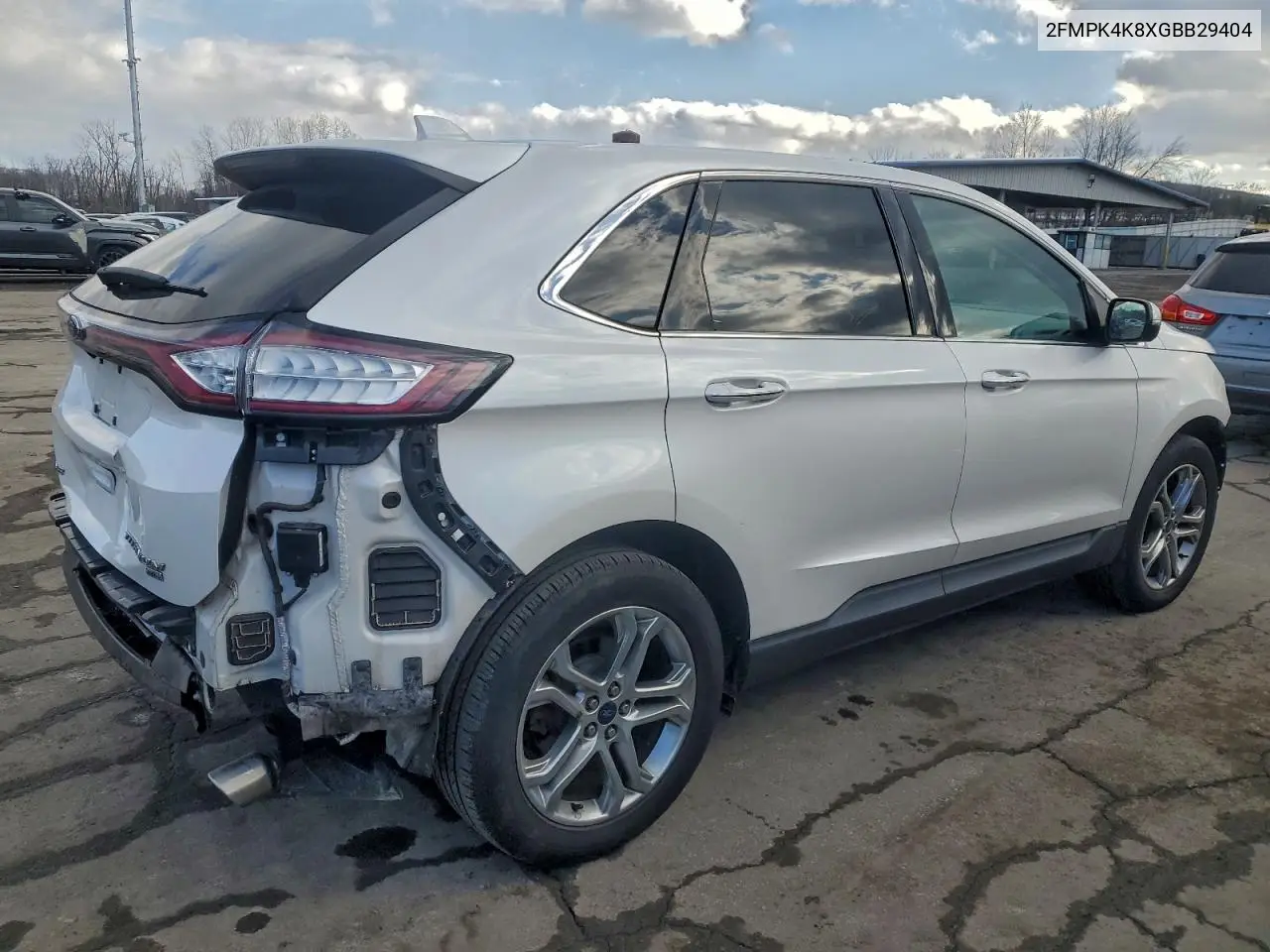 2FMPK4K8XGBB29404 2016 Ford Edge Titanium
