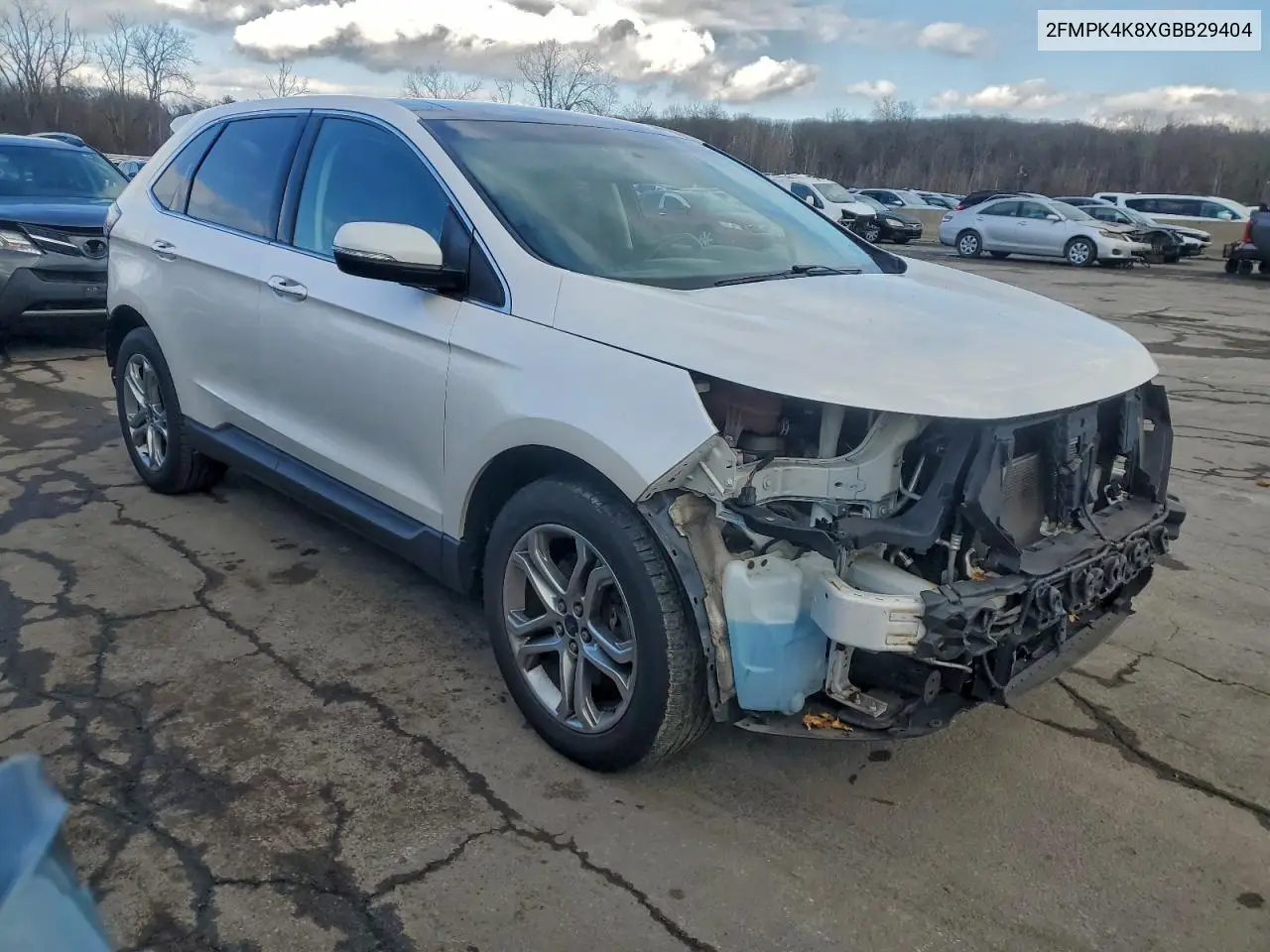 2FMPK4K8XGBB29404 2016 Ford Edge Titanium