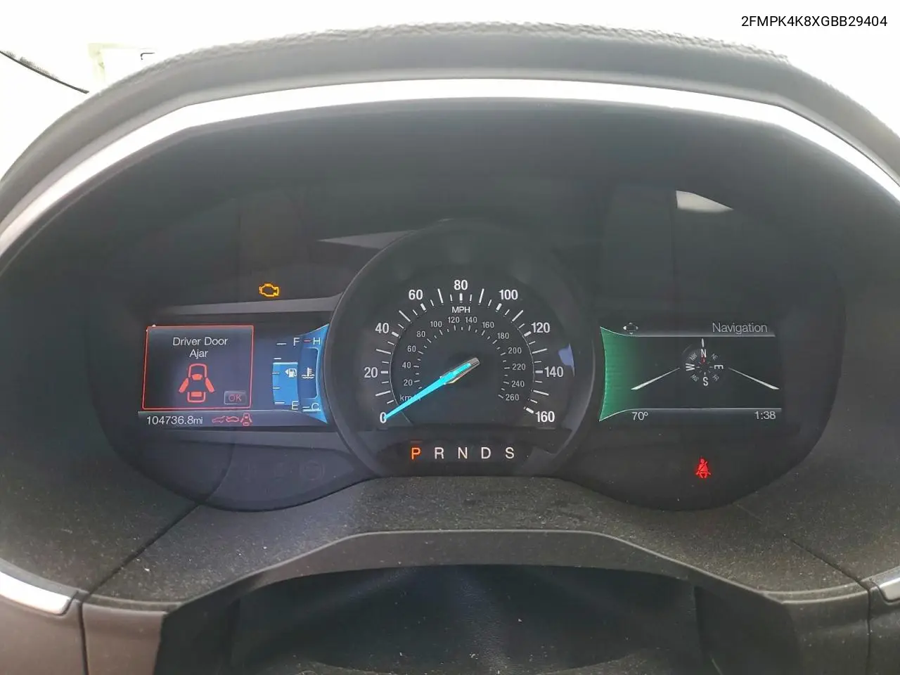 2FMPK4K8XGBB29404 2016 Ford Edge Titanium