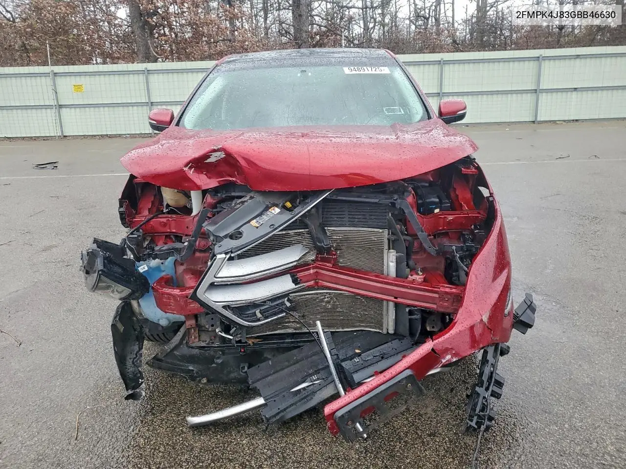 2FMPK4J83GBB46630 2016 Ford Edge Sel