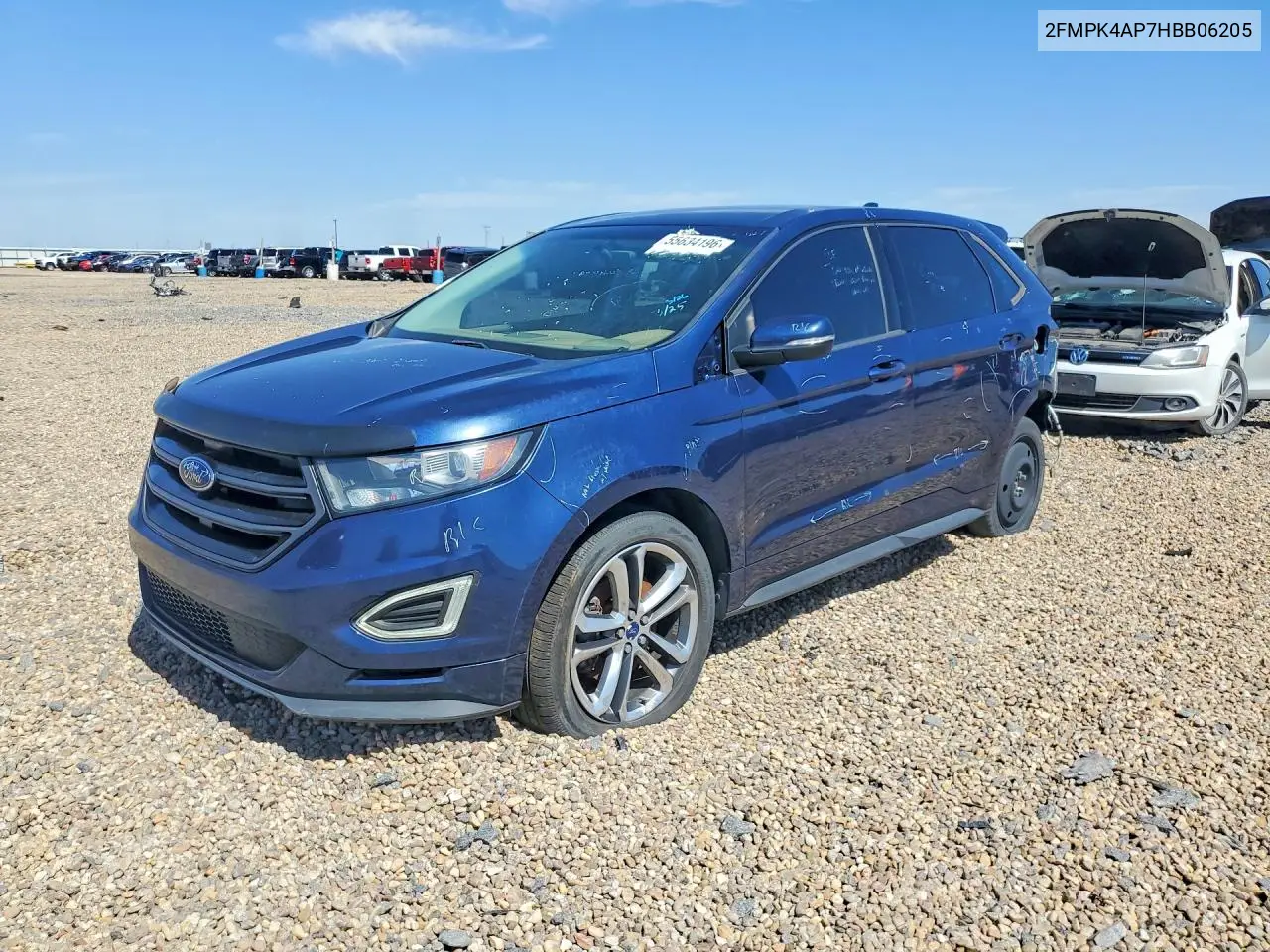 2FMPK4AP7HBB06205 2017 Ford Edge Sport