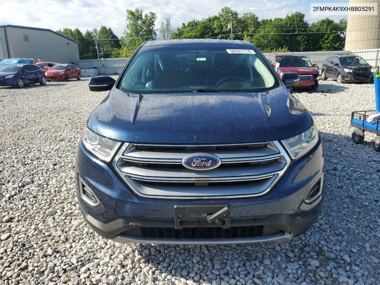 2017 Ford Edge Titanium VIN: 2FMPK4K9XHBB05291 Lot: 58701114