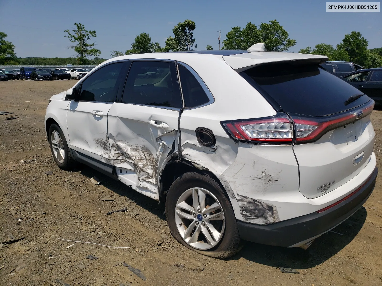 2017 Ford Edge Sel VIN: 2FMPK4J86HBB54285 Lot: 59177664