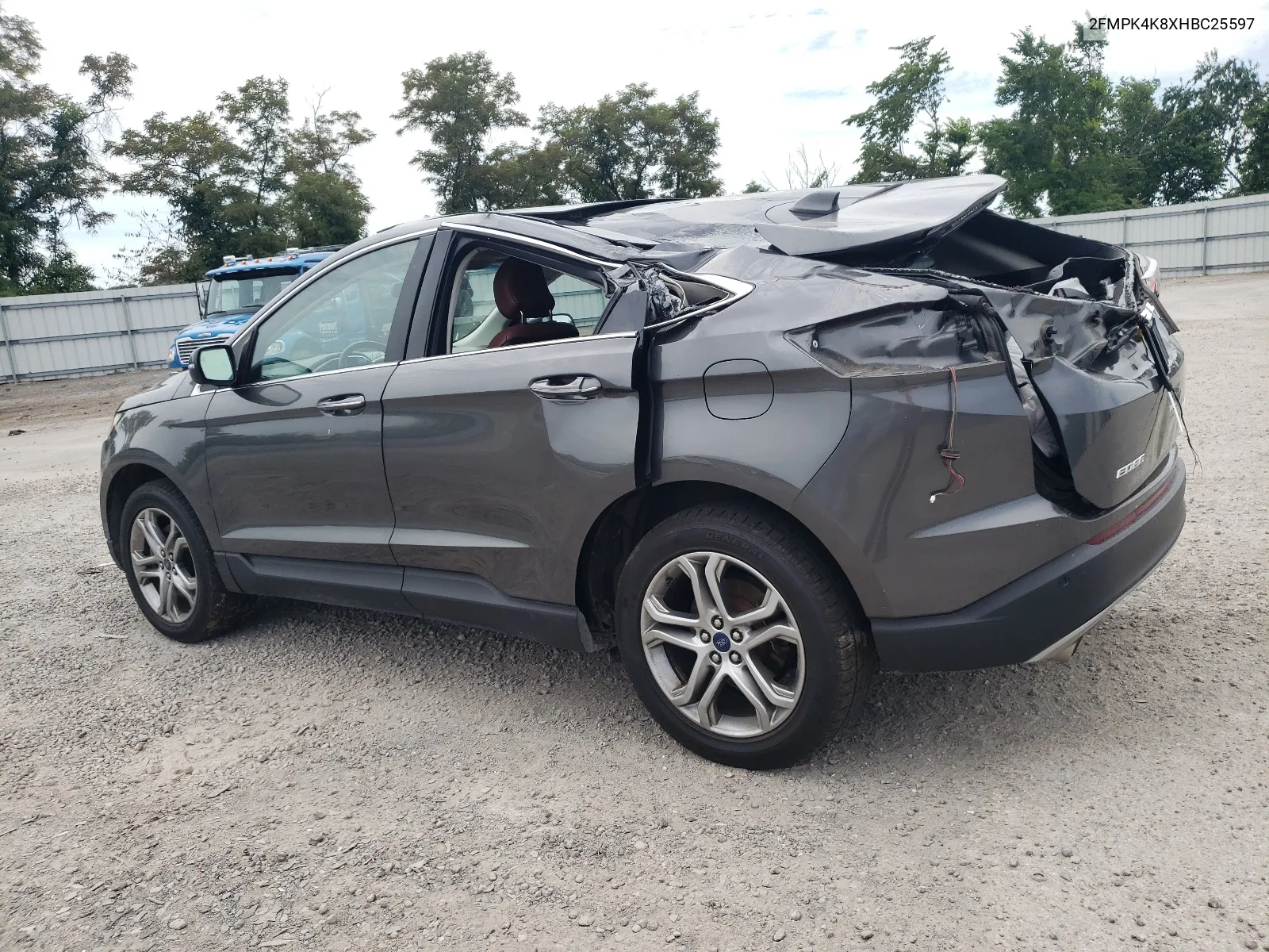 2017 Ford Edge Titanium VIN: 2FMPK4K8XHBC25597 Lot: 60806434