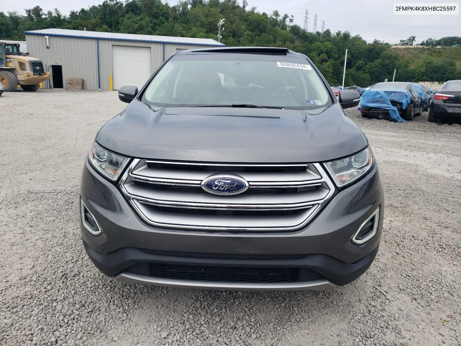 2017 Ford Edge Titanium VIN: 2FMPK4K8XHBC25597 Lot: 60806434