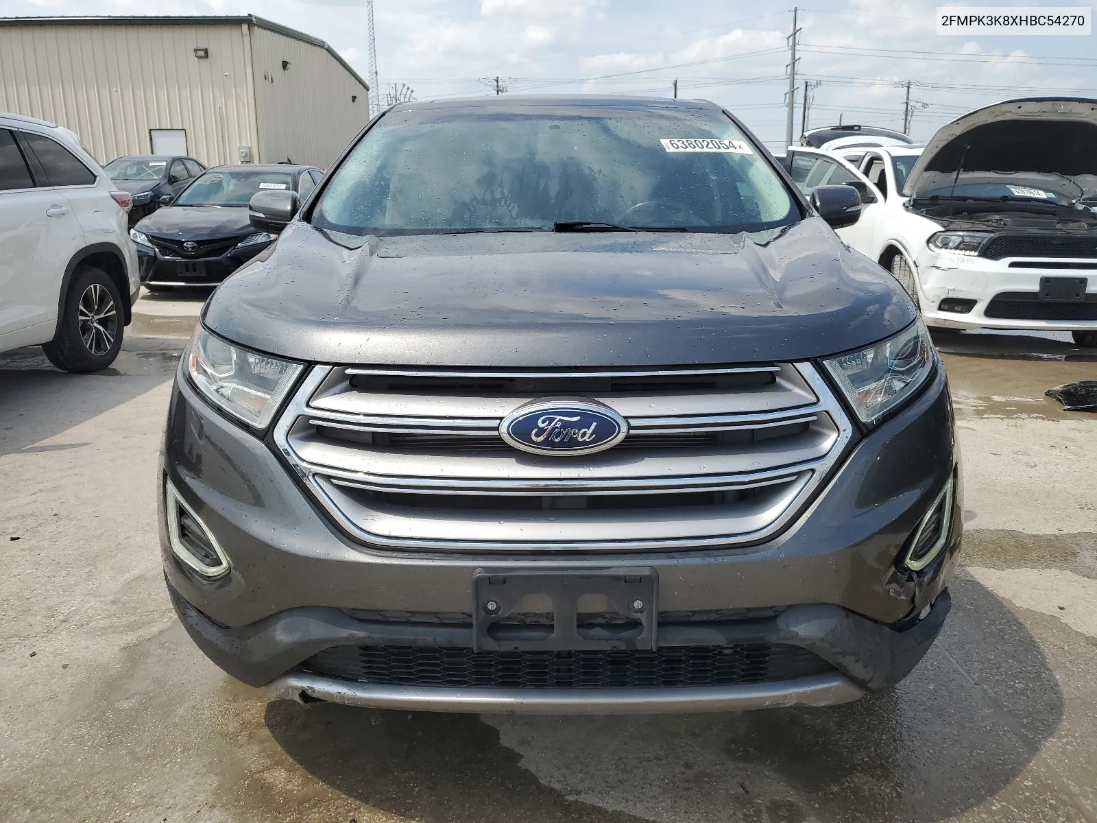 2017 Ford Edge Titanium VIN: 2FMPK3K8XHBC54270 Lot: 63802054