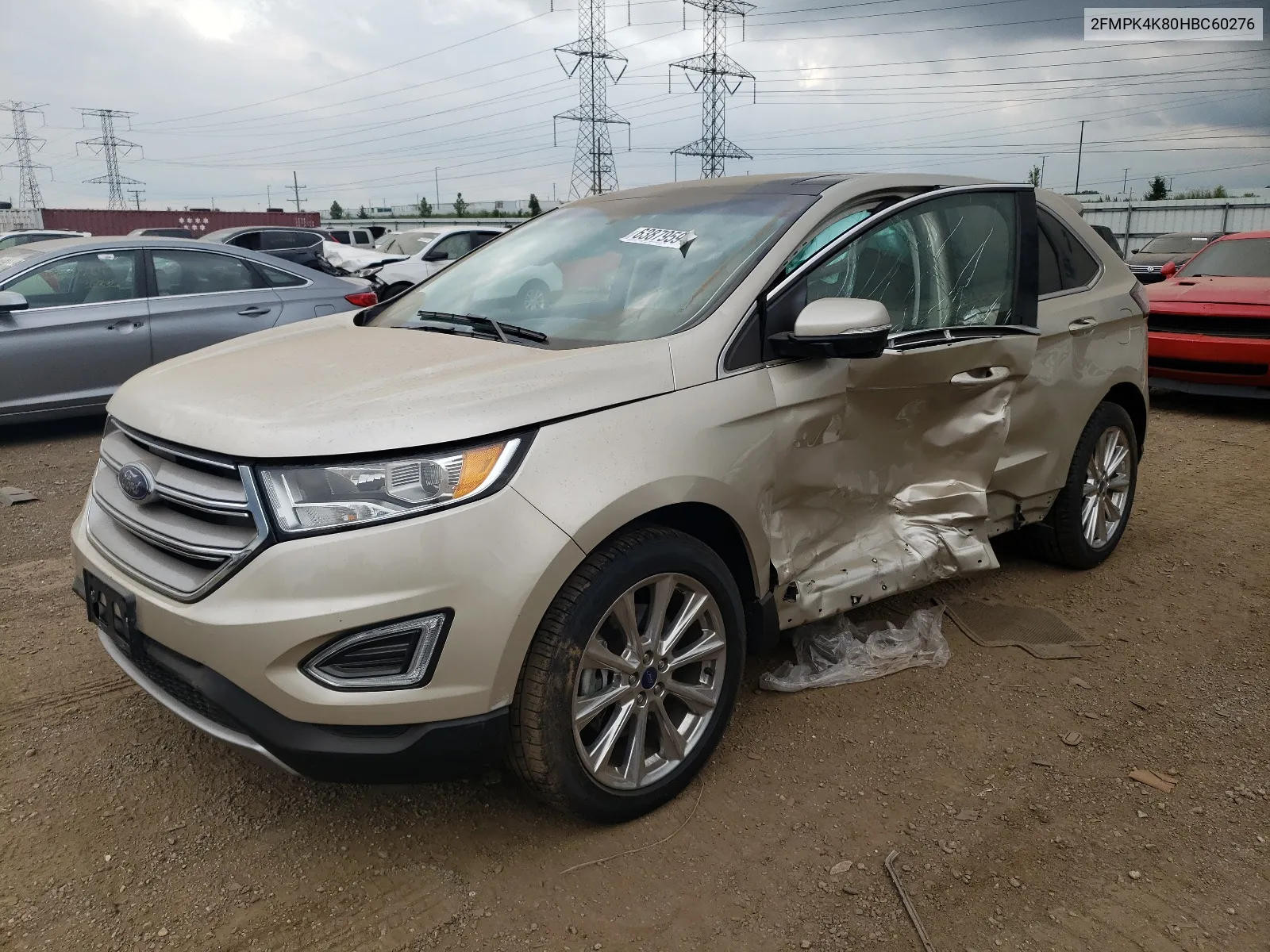 2FMPK4K80HBC60276 2017 Ford Edge Titanium