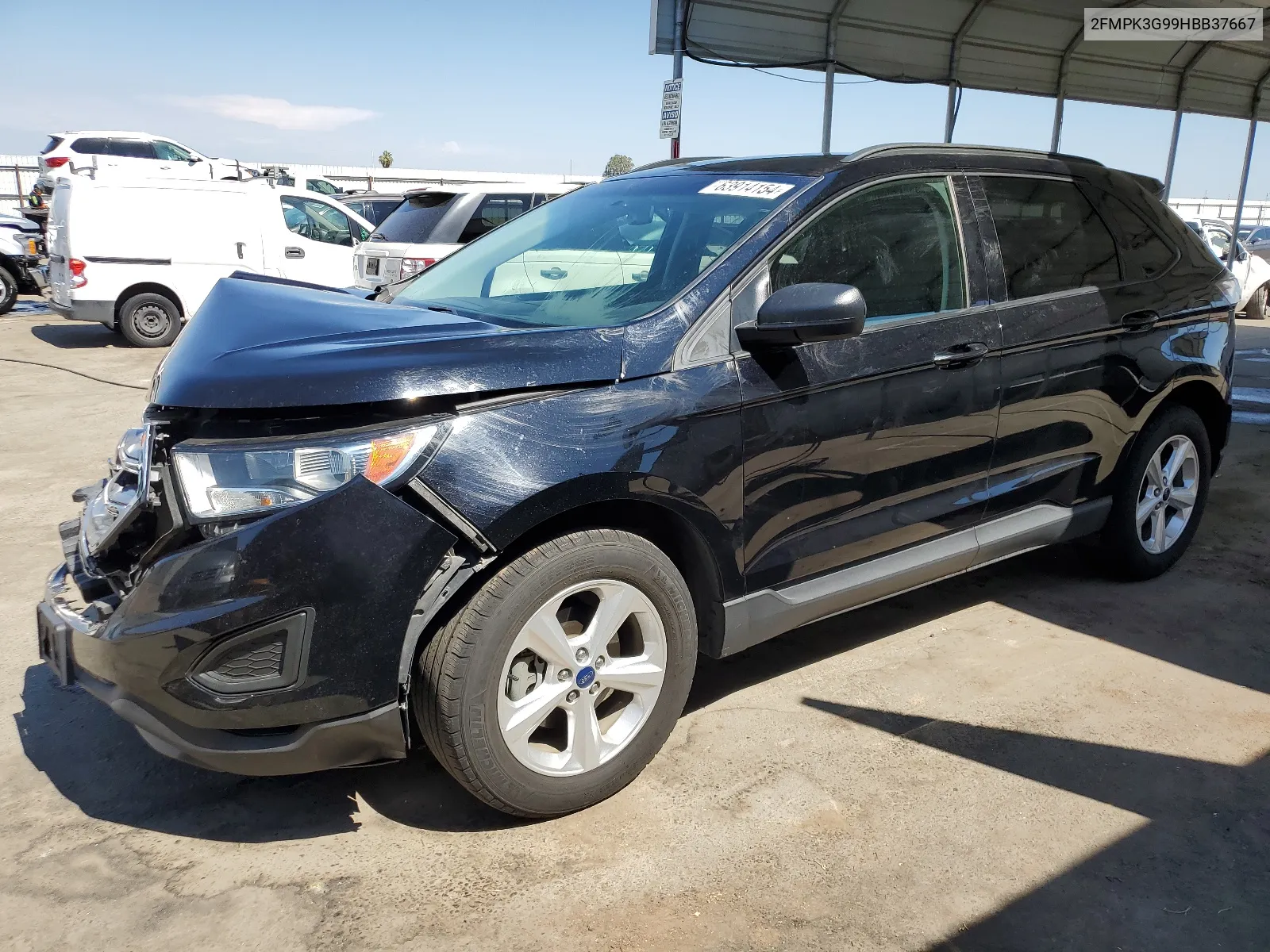 2017 Ford Edge Se VIN: 2FMPK3G99HBB37667 Lot: 63914154