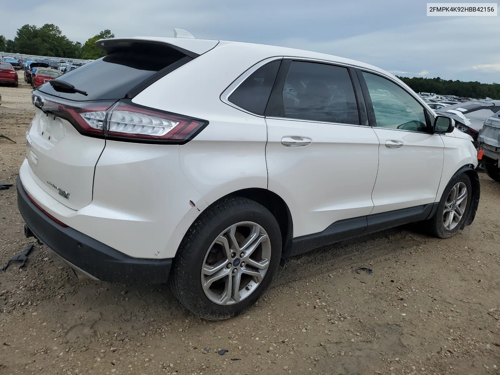 2017 Ford Edge Titanium VIN: 2FMPK4K92HBB42156 Lot: 63963524