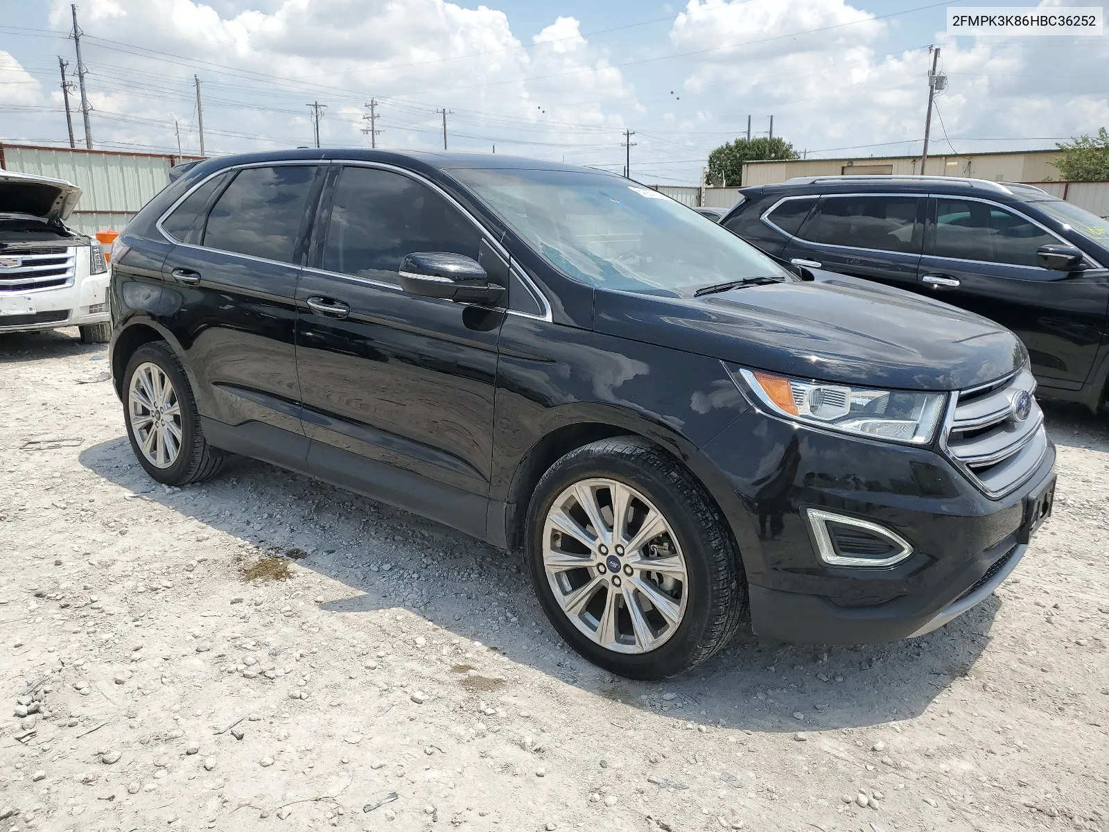 2017 Ford Edge Titanium VIN: 2FMPK3K86HBC36252 Lot: 64255704