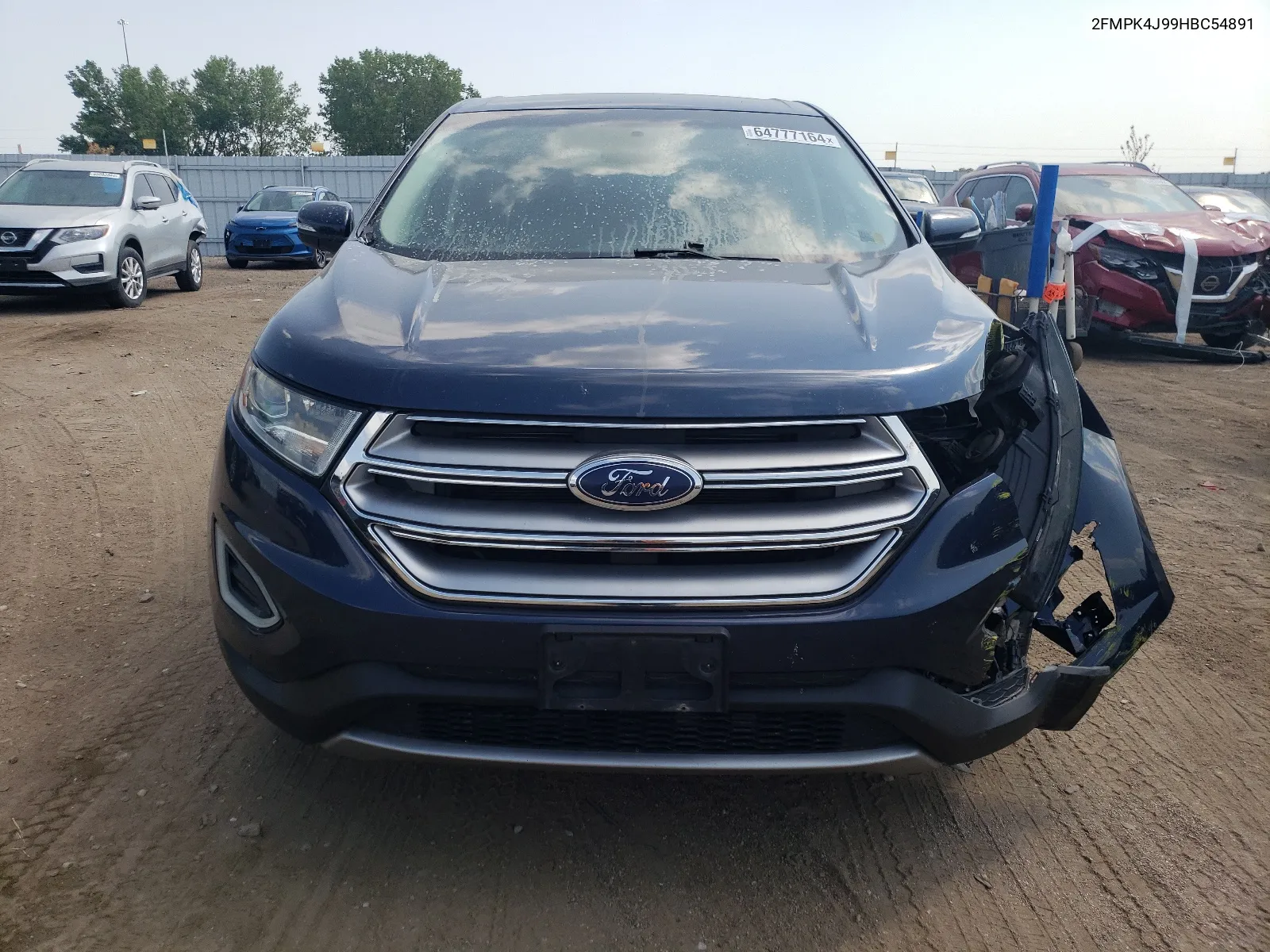 2017 Ford Edge Sel VIN: 2FMPK4J99HBC54891 Lot: 64777164