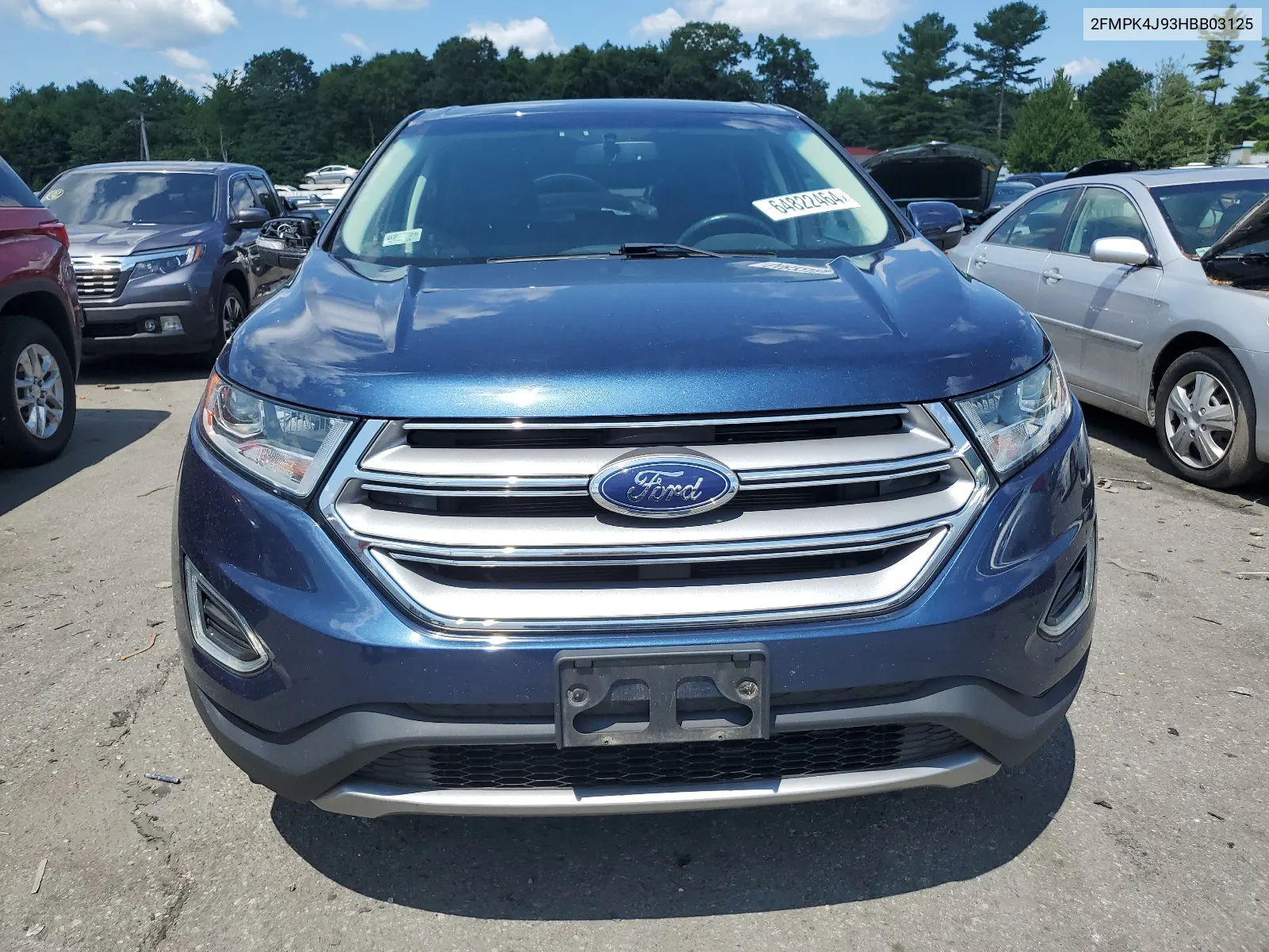 2FMPK4J93HBB03125 2017 Ford Edge Sel