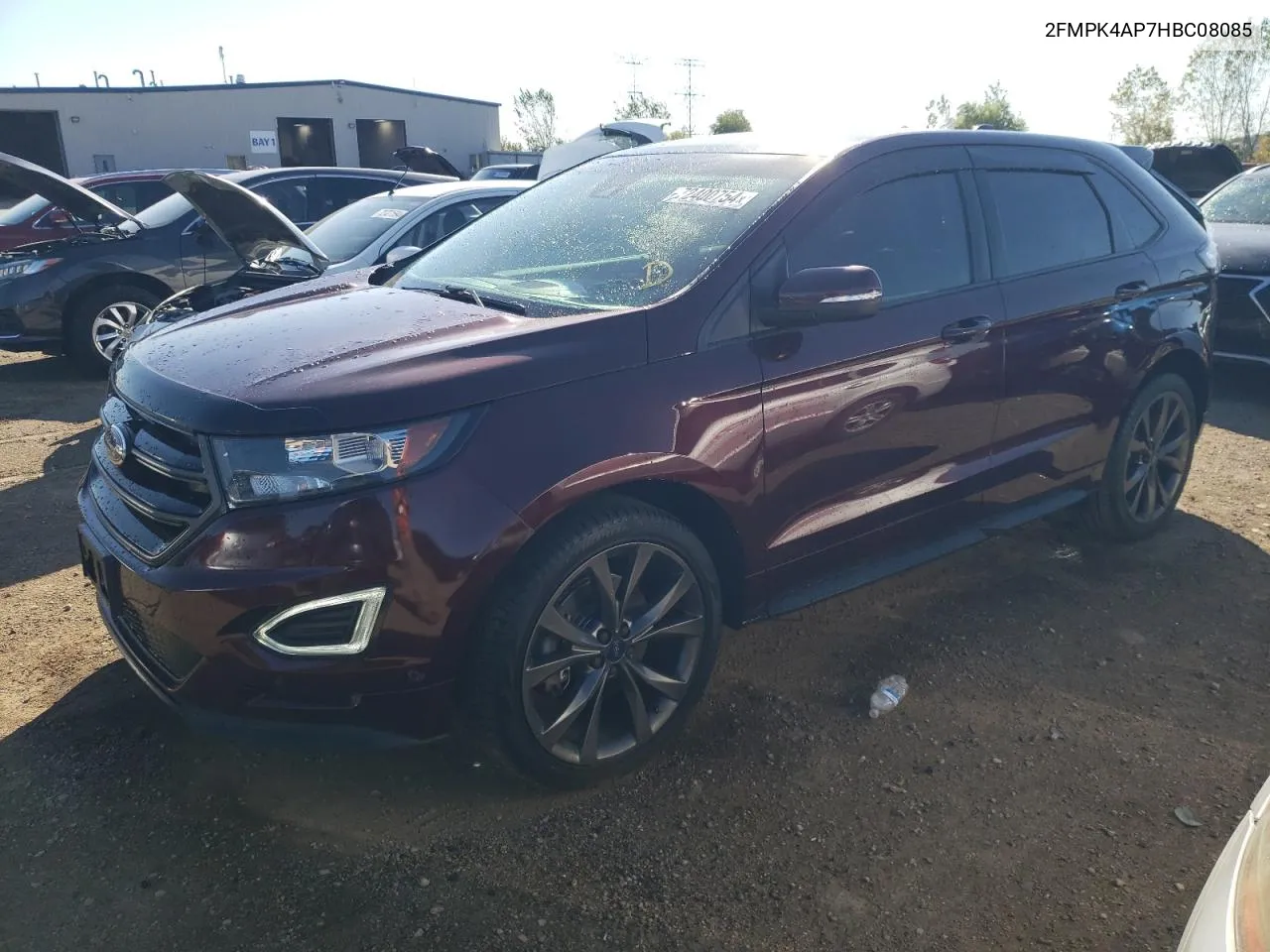 2017 Ford Edge Sport VIN: 2FMPK4AP7HBC08085 Lot: 72400754