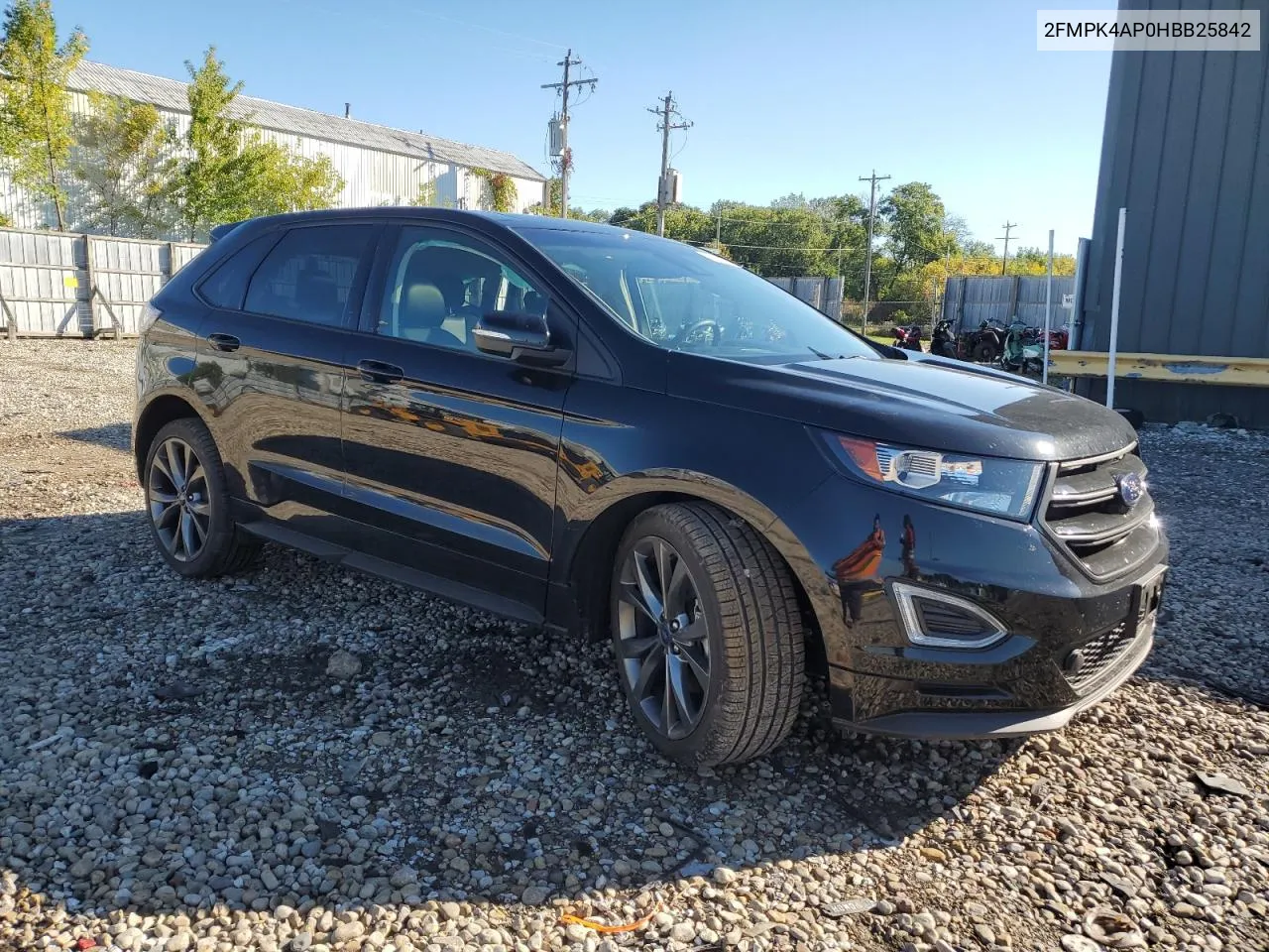 2FMPK4AP0HBB25842 2017 Ford Edge Sport