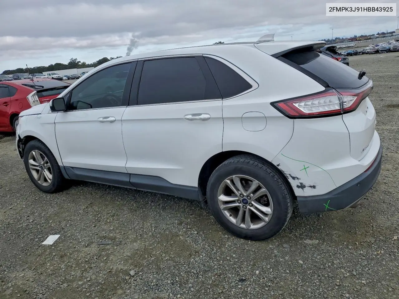 2FMPK3J91HBB43925 2017 Ford Edge Sel