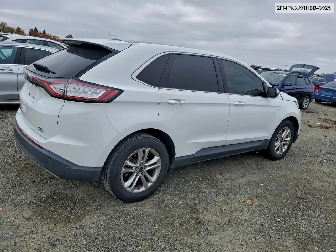 2FMPK3J91HBB43925 2017 Ford Edge Sel