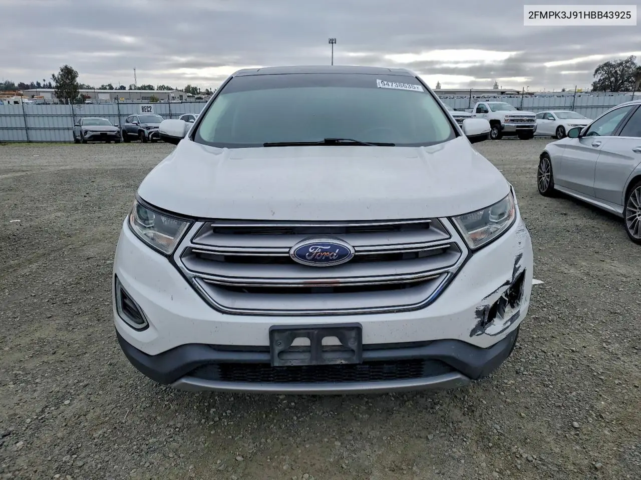 2FMPK3J91HBB43925 2017 Ford Edge Sel