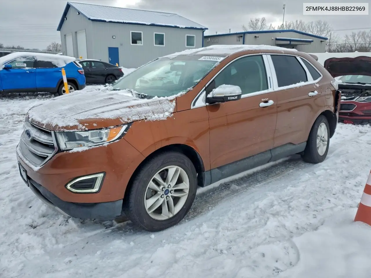 2FMPK4J88HBB22969 2017 Ford Edge Sel