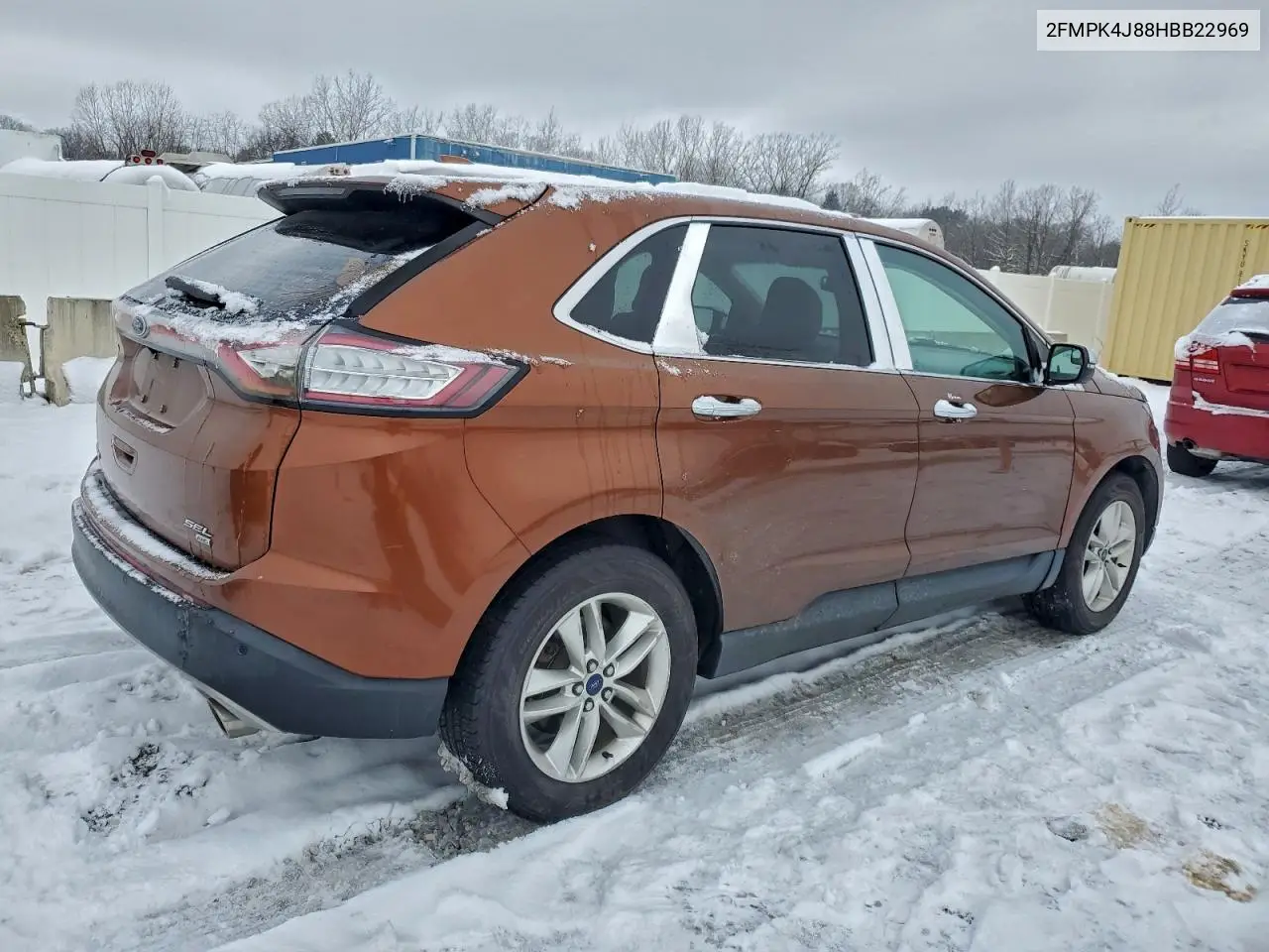 2FMPK4J88HBB22969 2017 Ford Edge Sel
