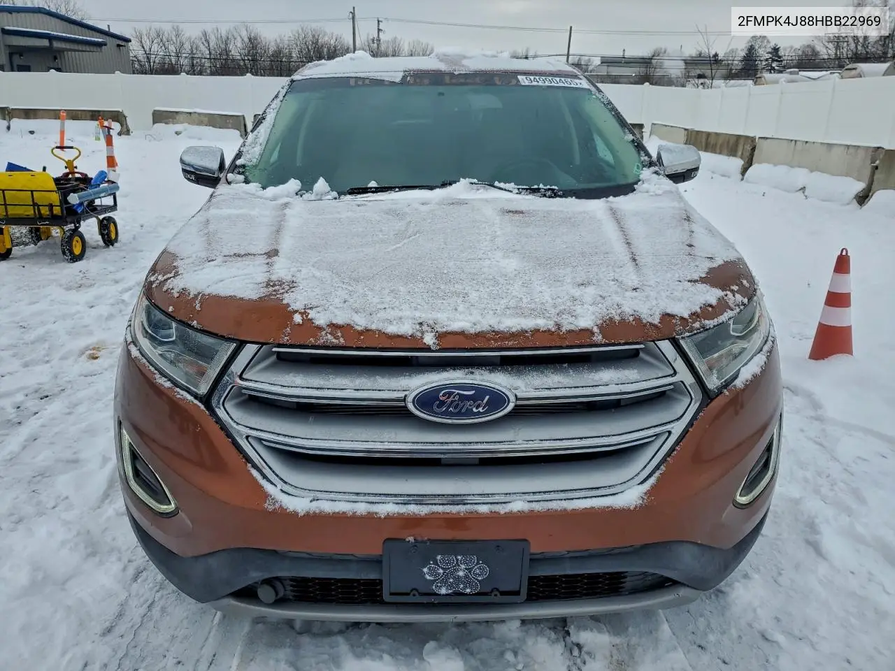 2FMPK4J88HBB22969 2017 Ford Edge Sel