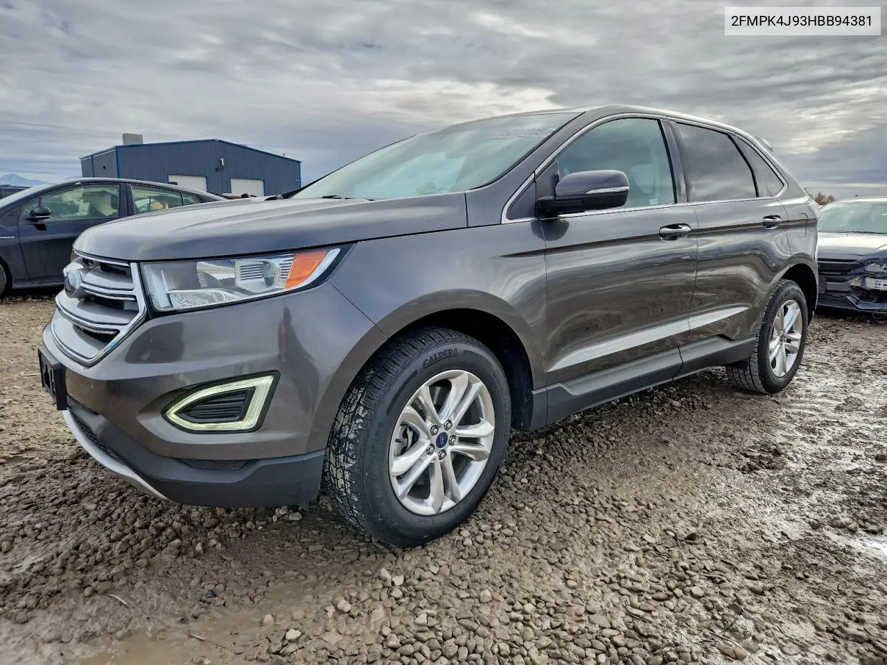 2FMPK4J93HBB94381 2017 Ford Edge Sel