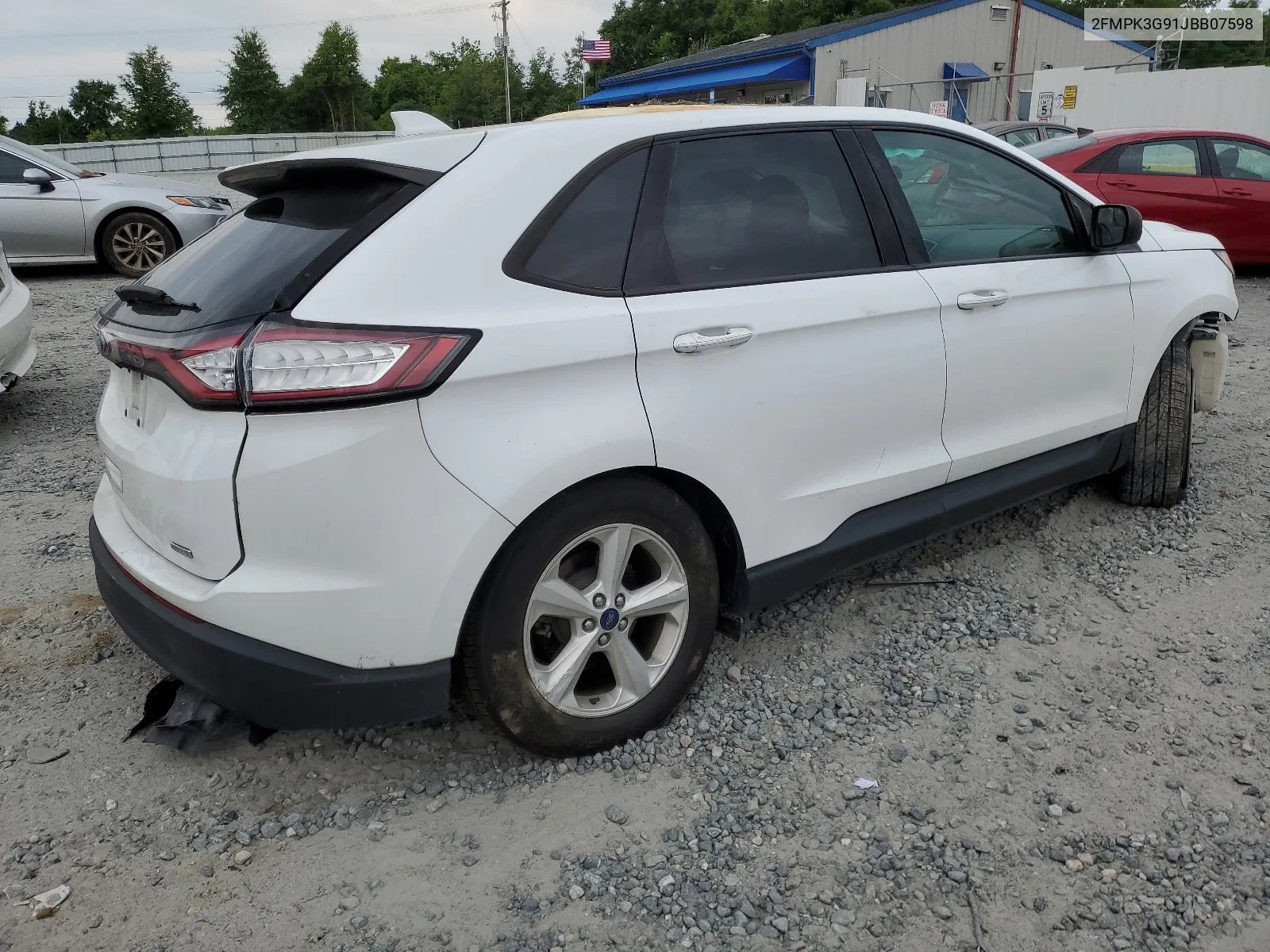 2018 Ford Edge Se VIN: 2FMPK3G91JBB07598 Lot: 56301294