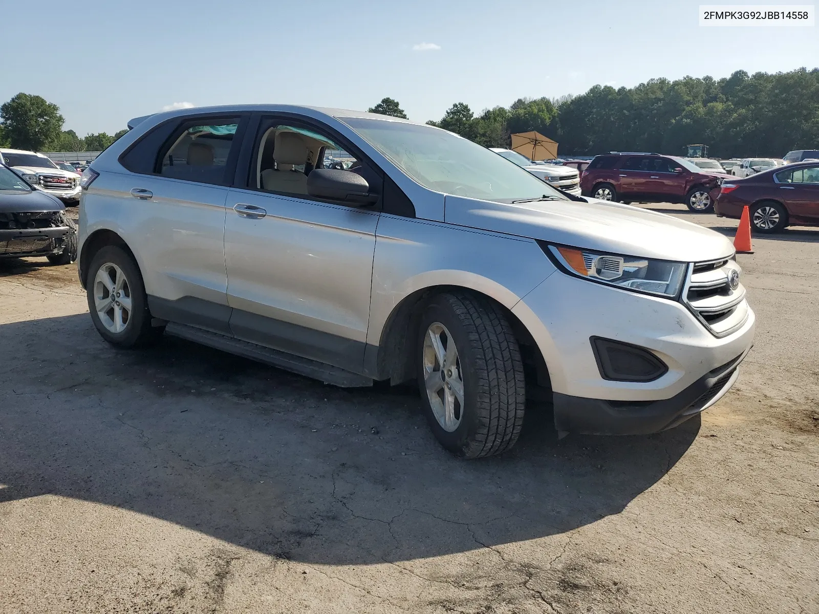 2018 Ford Edge Se VIN: 2FMPK3G92JBB14558 Lot: 63241004