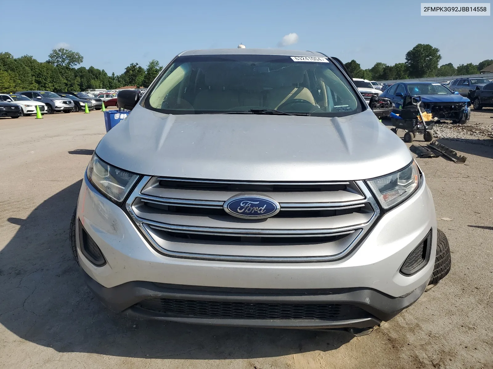 2018 Ford Edge Se VIN: 2FMPK3G92JBB14558 Lot: 63241004