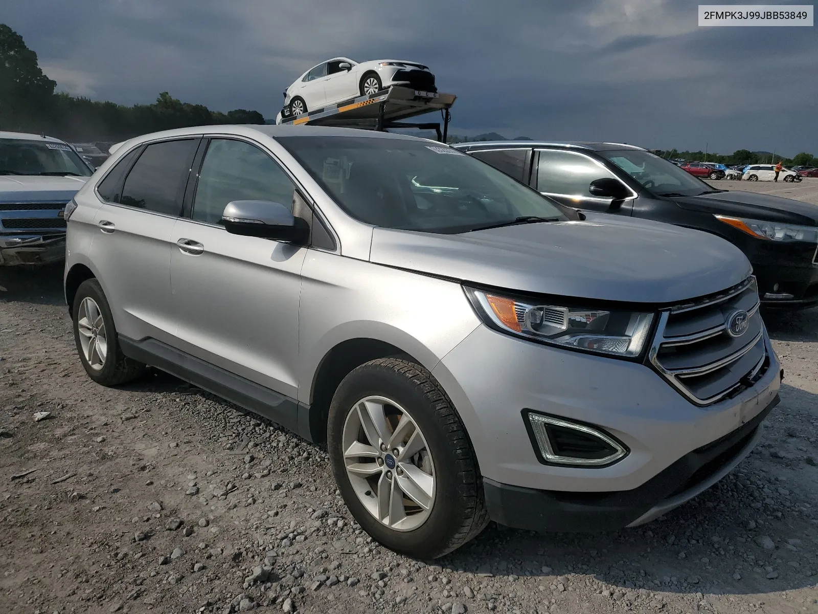 2018 Ford Edge Sel VIN: 2FMPK3J99JBB53849 Lot: 63320374