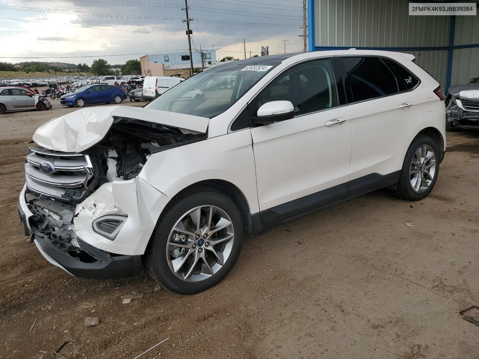 2FMPK4K93JBB39384 2018 Ford Edge Titanium