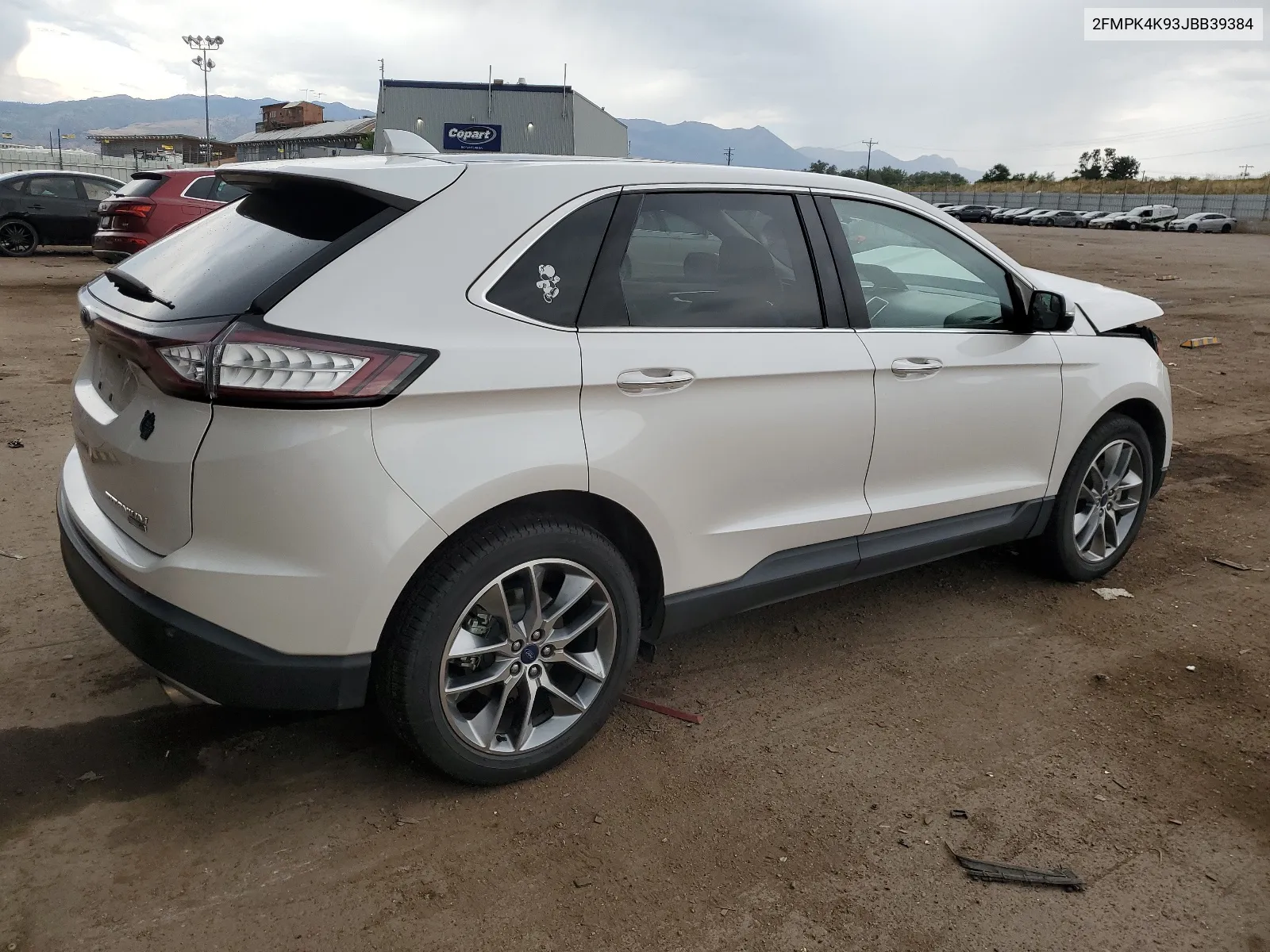 2018 Ford Edge Titanium VIN: 2FMPK4K93JBB39384 Lot: 63932824