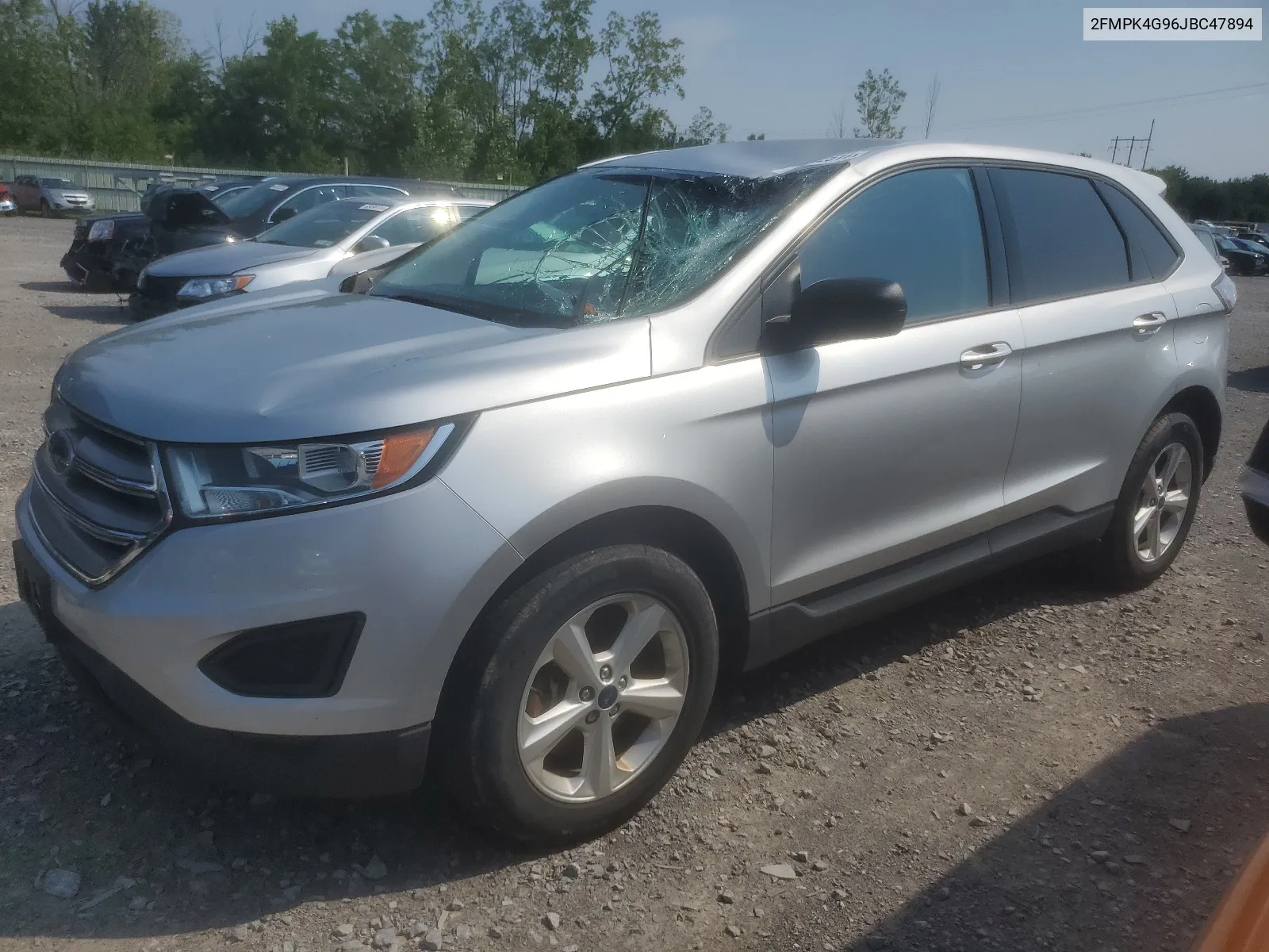 2018 Ford Edge Se VIN: 2FMPK4G96JBC47894 Lot: 64242514