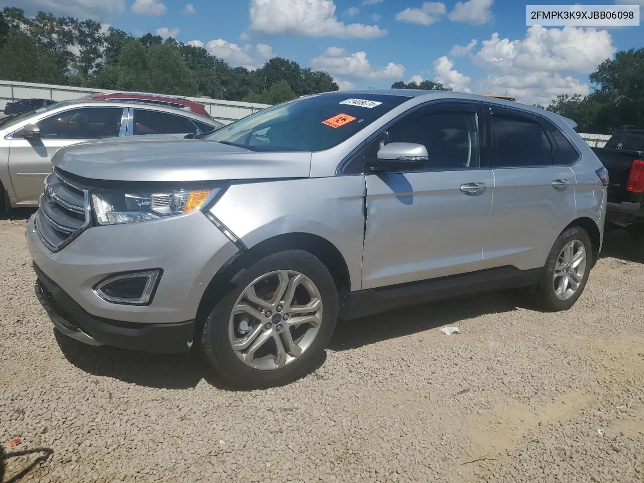 2FMPK3K9XJBB06098 2018 Ford Edge Titanium