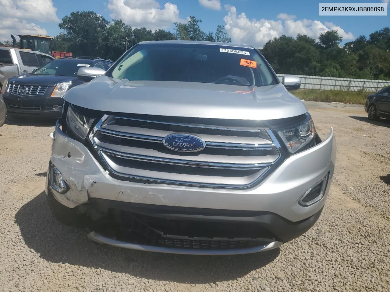 2FMPK3K9XJBB06098 2018 Ford Edge Titanium