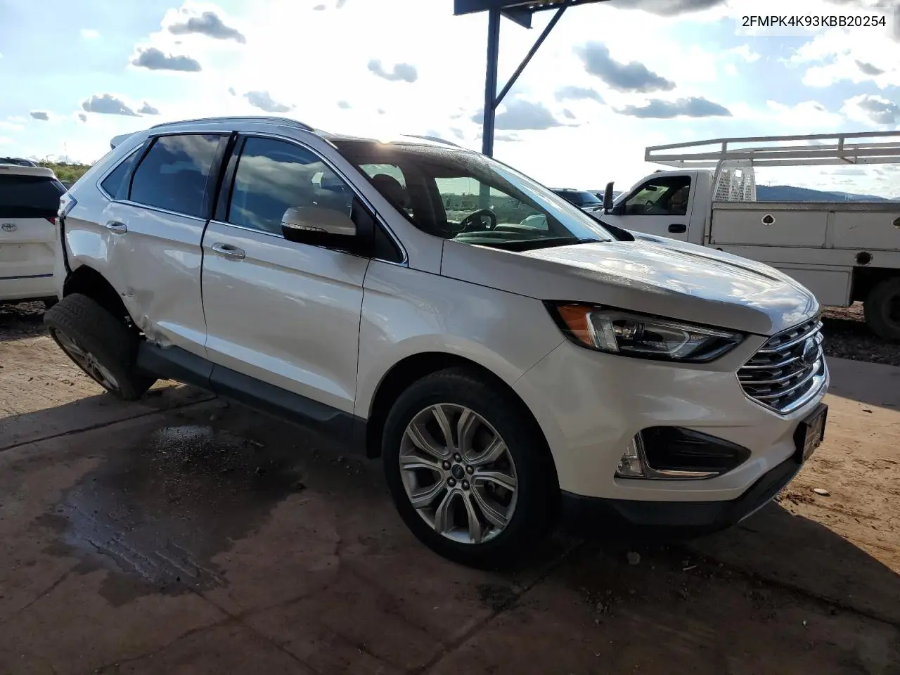 2FMPK4K93KBB20254 2019 Ford Edge Titanium