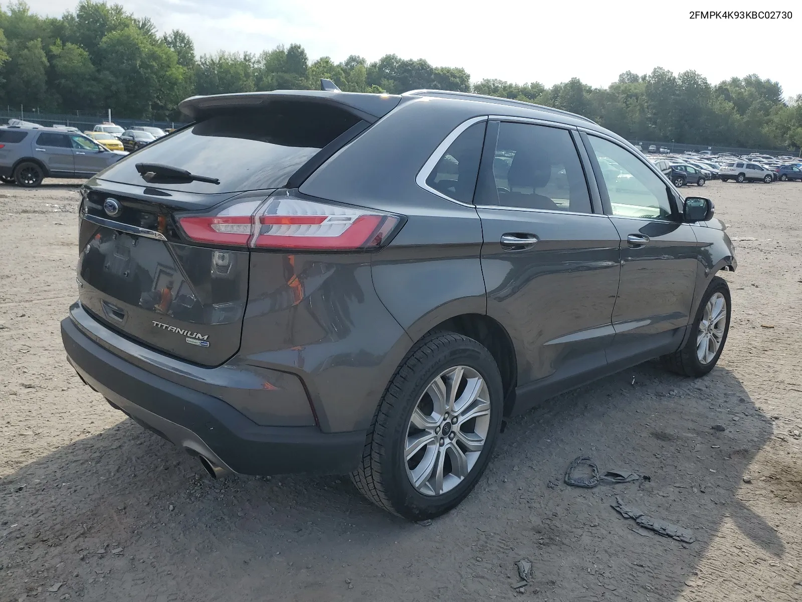 2019 Ford Edge Titanium VIN: 2FMPK4K93KBC02730 Lot: 64166634