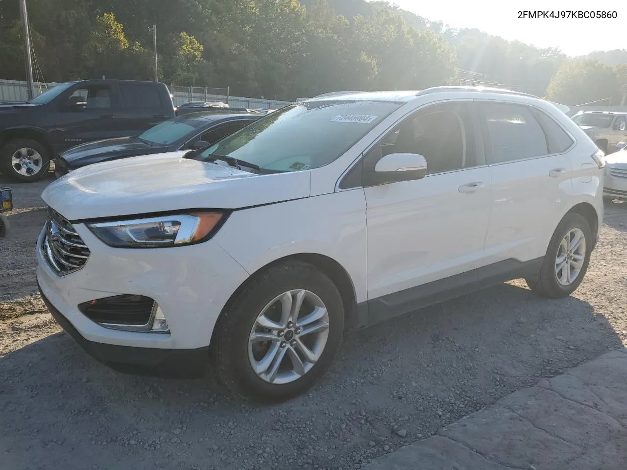 2019 Ford Edge Sel VIN: 2FMPK4J97KBC05860 Lot: 72445904